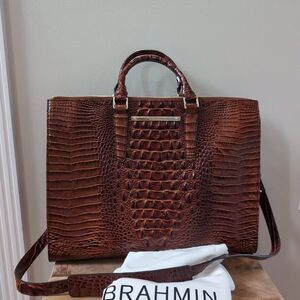 Brahmin business tote with dust bag